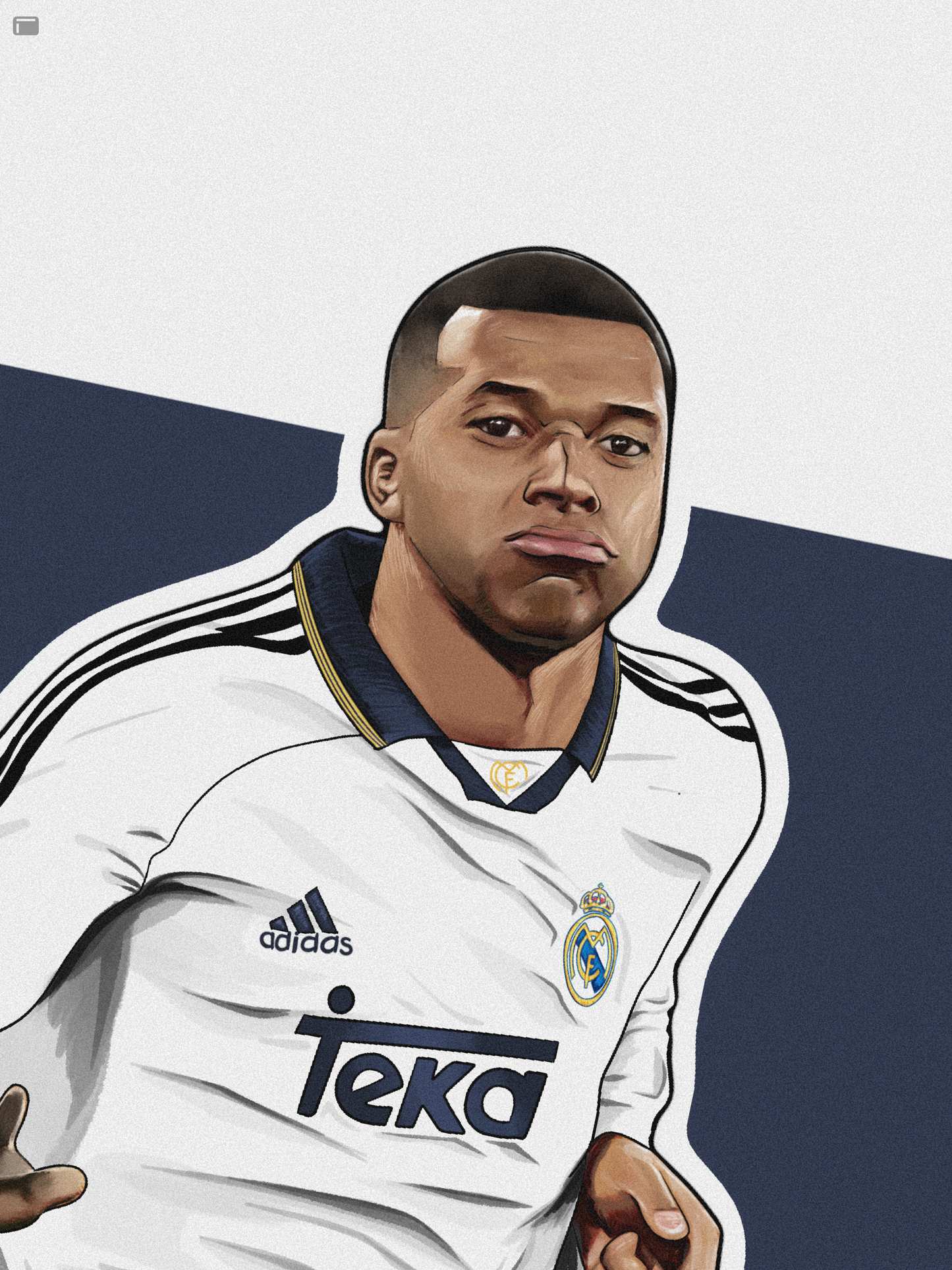 Mbappe Real Madrid 1999/00 Home Kit