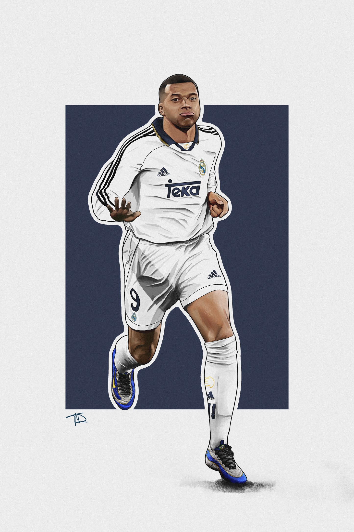 Mbappe Real Madrid 1999/00 Home Kit